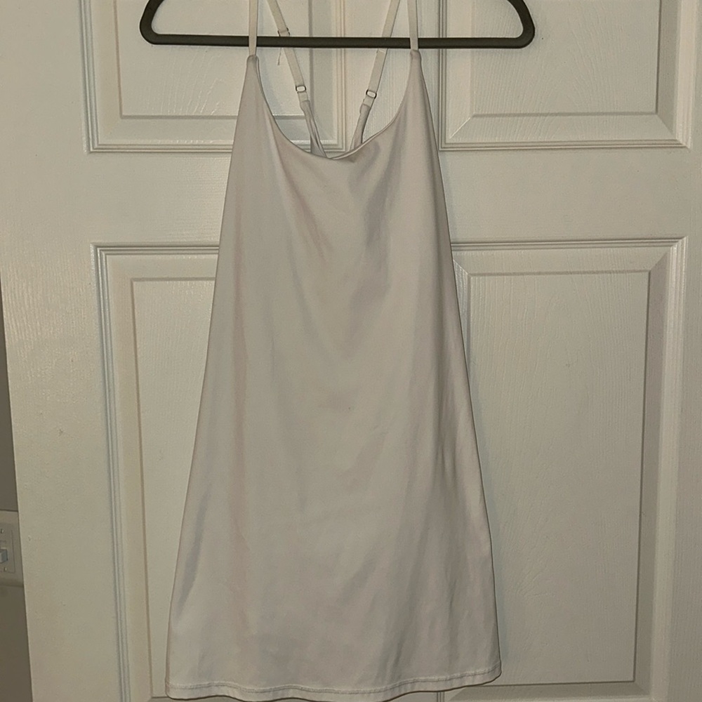 White exercise dress